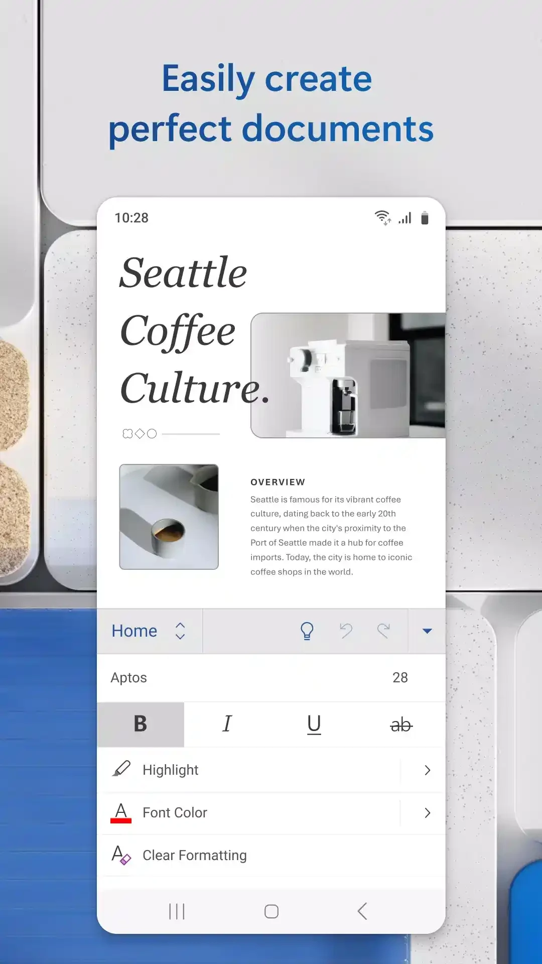 Microsoft Word — skärmbild 1