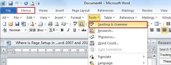 Microsoft Word — captura de tela 6
